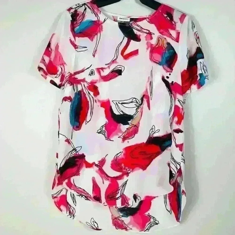 DKNYC Mysterious Colors Oversized Shirt - Picture 2 of 6